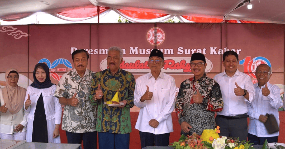The Mayor of Yogyakarta Inaugurates the SKH Kedaulatan Rakyat Museum